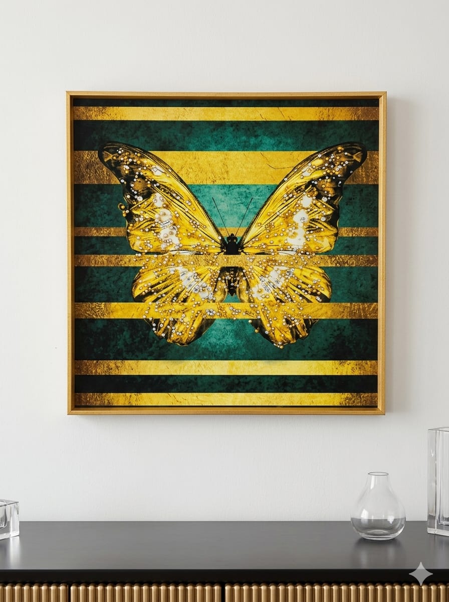 40 by 40cm crystal frame
