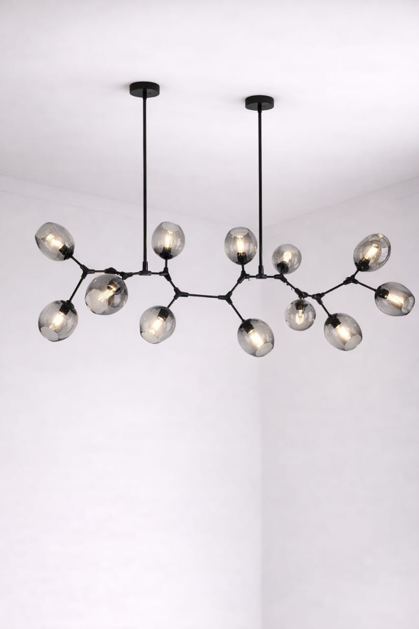 11 Cups BlacK Nordic Chandelier