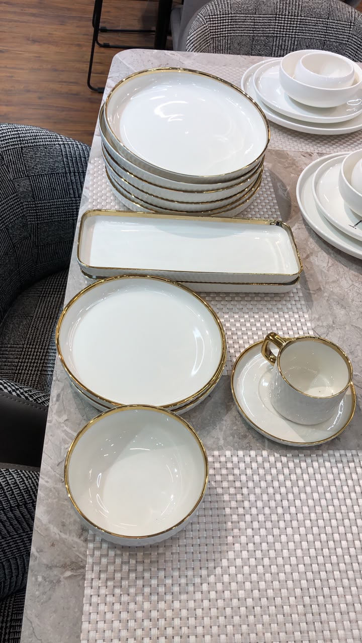 32pc dining set plate