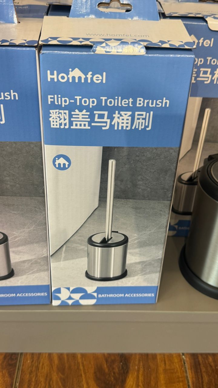Flip-top Toilet Brush