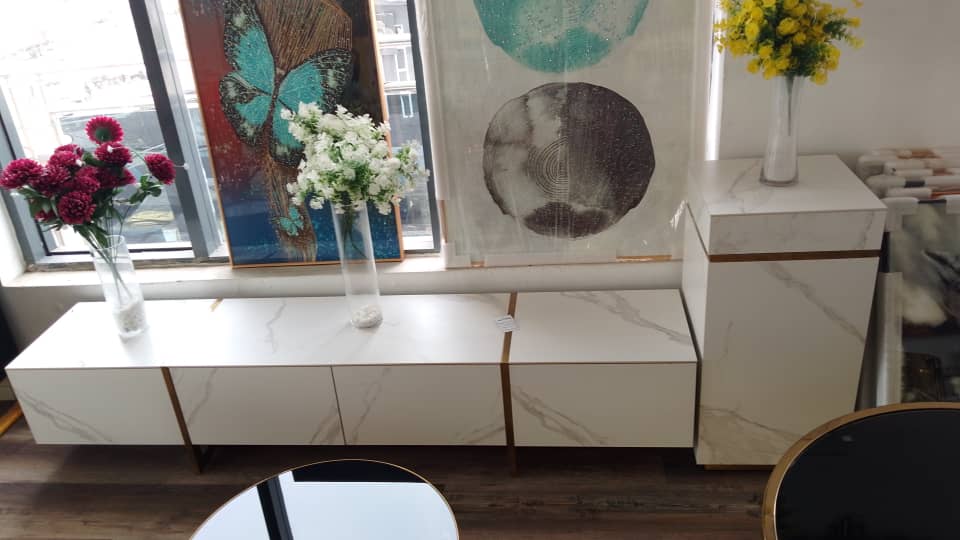 TV Console (Marble effect)