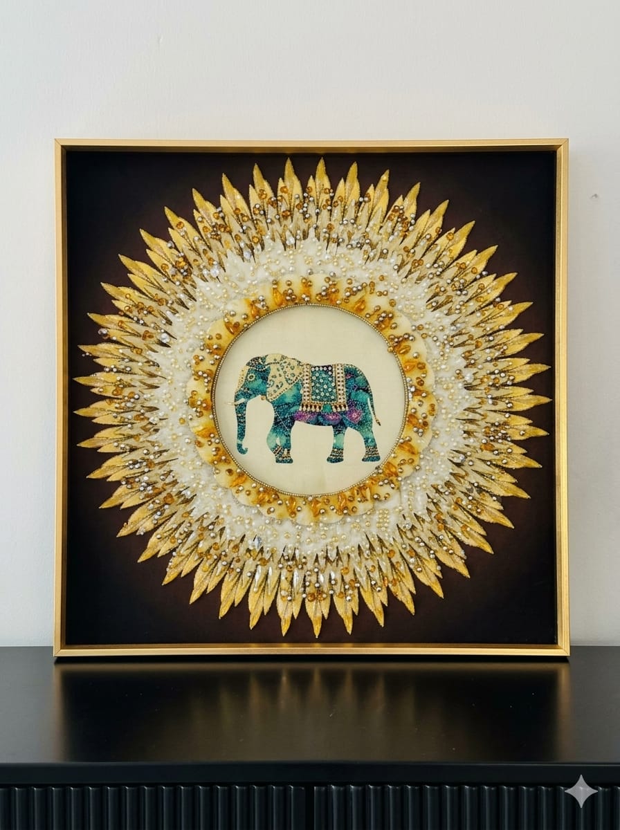 40 by 40cm crystal frame