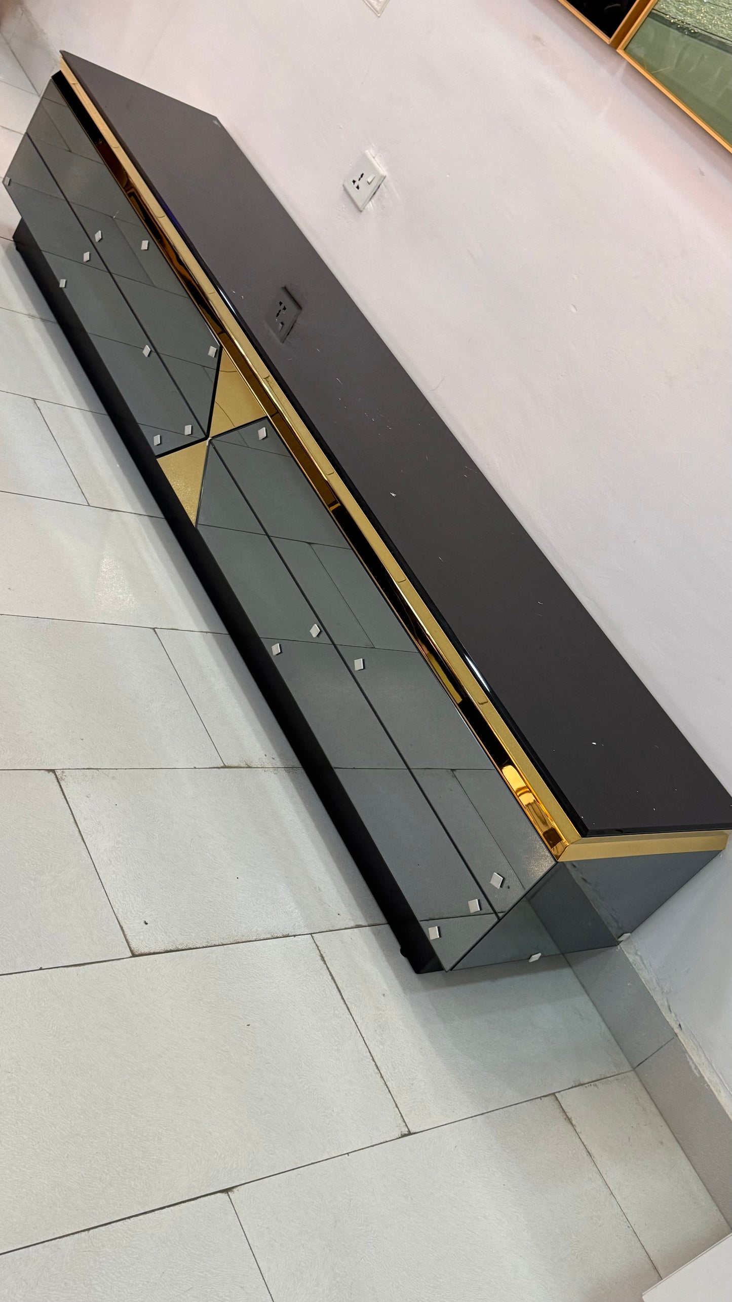 All glass Tv stand