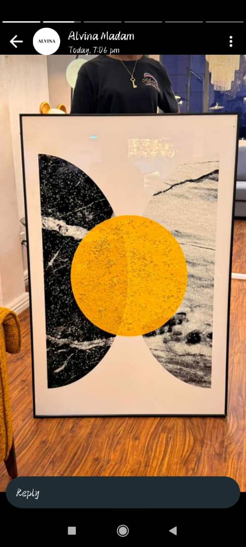 80 by 120cm crystal frame