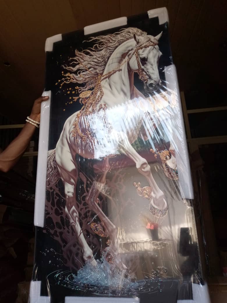 60 by 120cm crystal frame