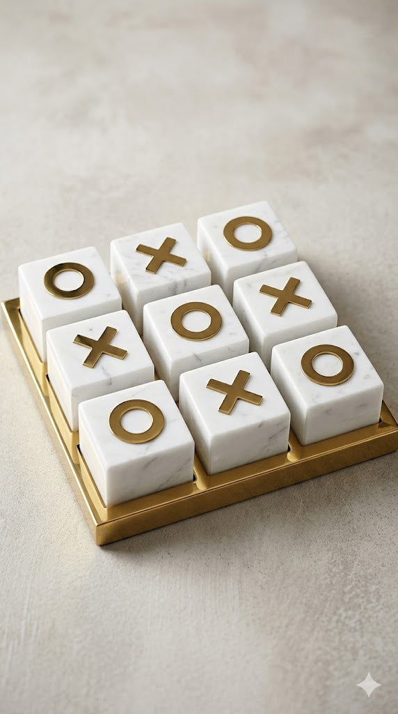 Luxury marble tic tac decor BJ-1075A