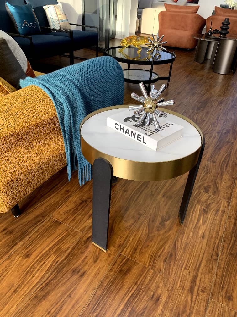 Marble Top Side Stool