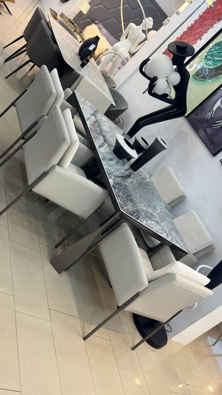 6 seater cream odogwu dining set