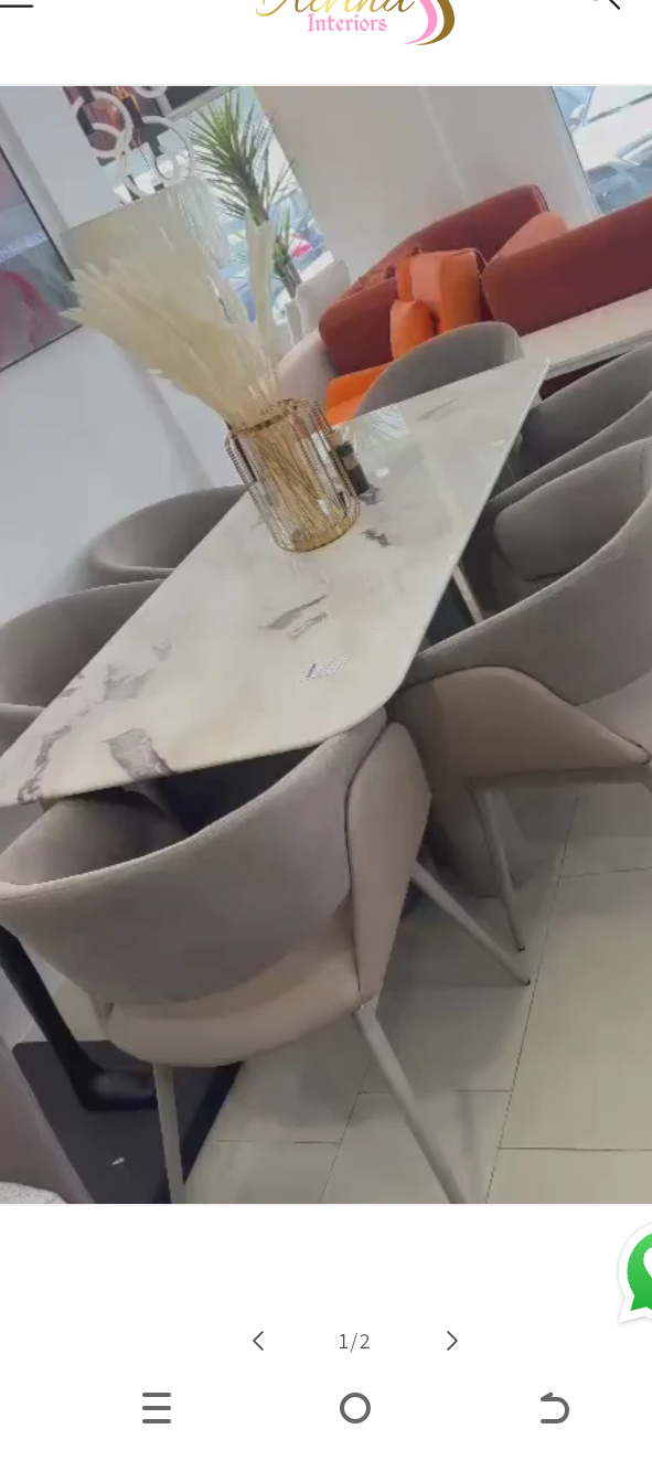6 seater dinning table