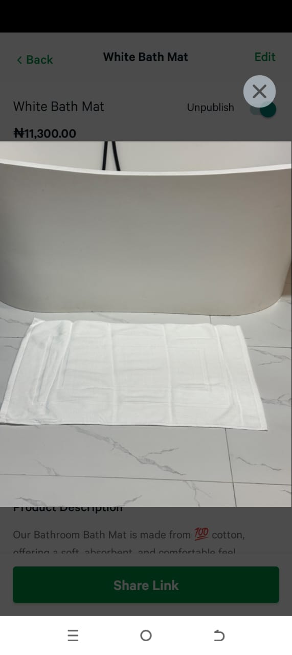 Bathroom Foot mat/ Door mat