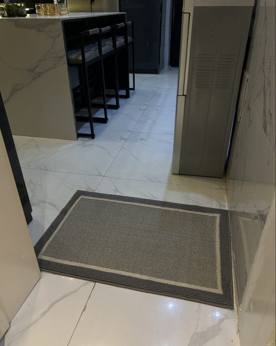 3 in 1 kitchen foot mat/Door mat (Grey)