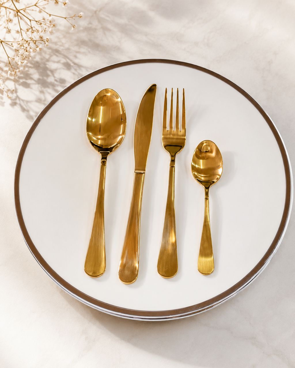 Gold Cutlery set (4pcs)