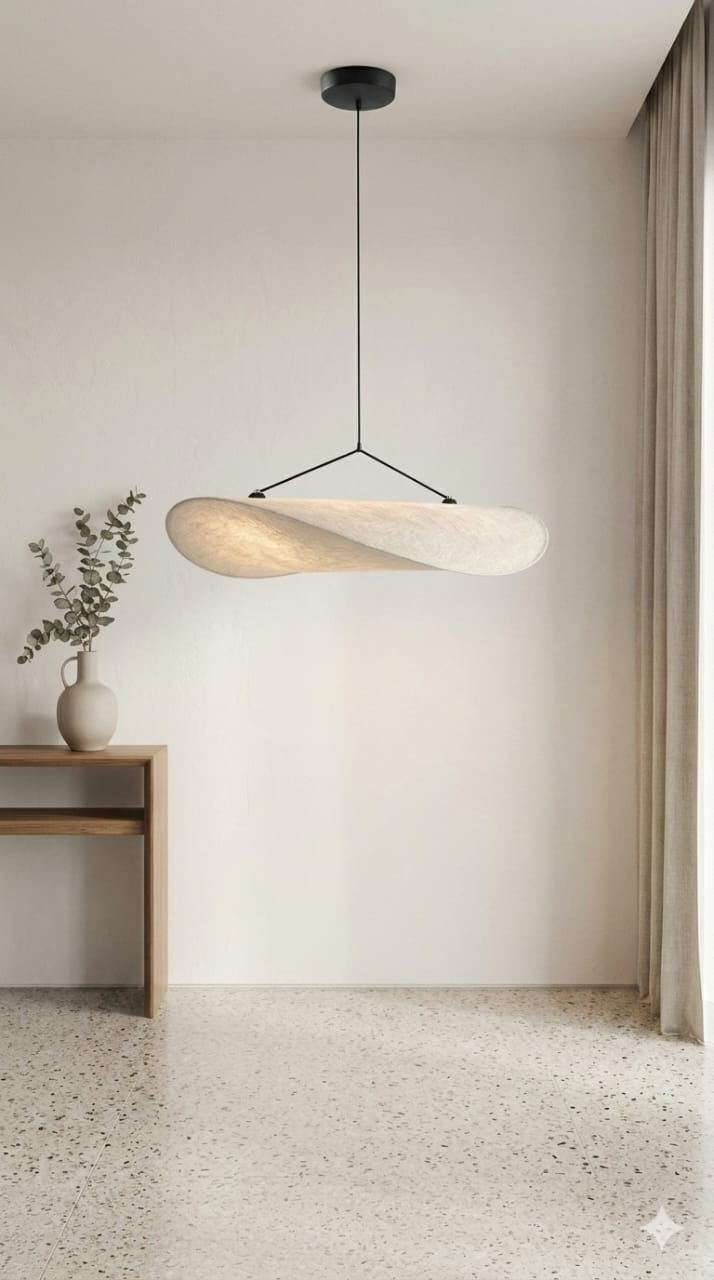 Curvy pendant light