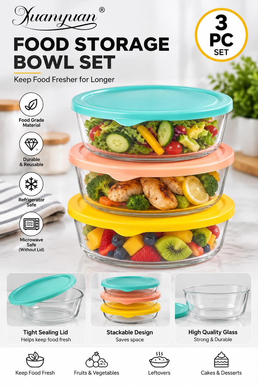 Food storage bowl(3pcs)