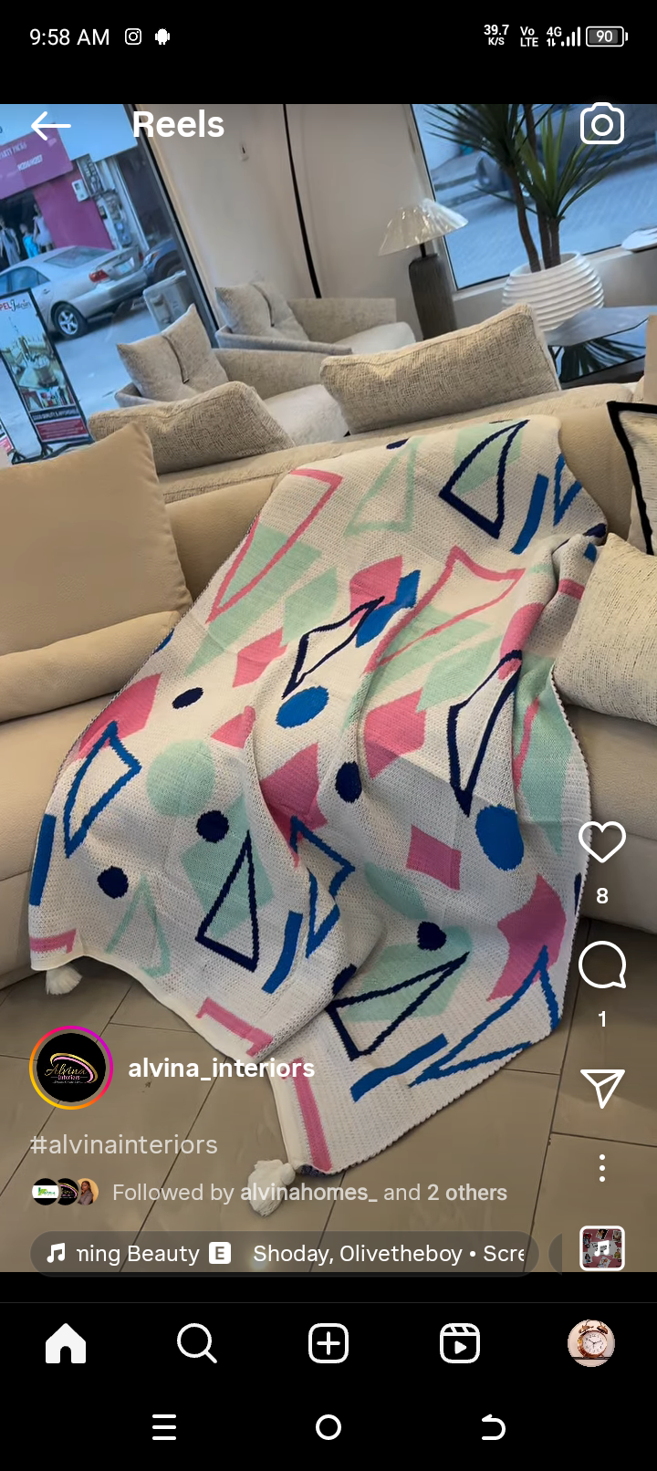 Throw blanket
