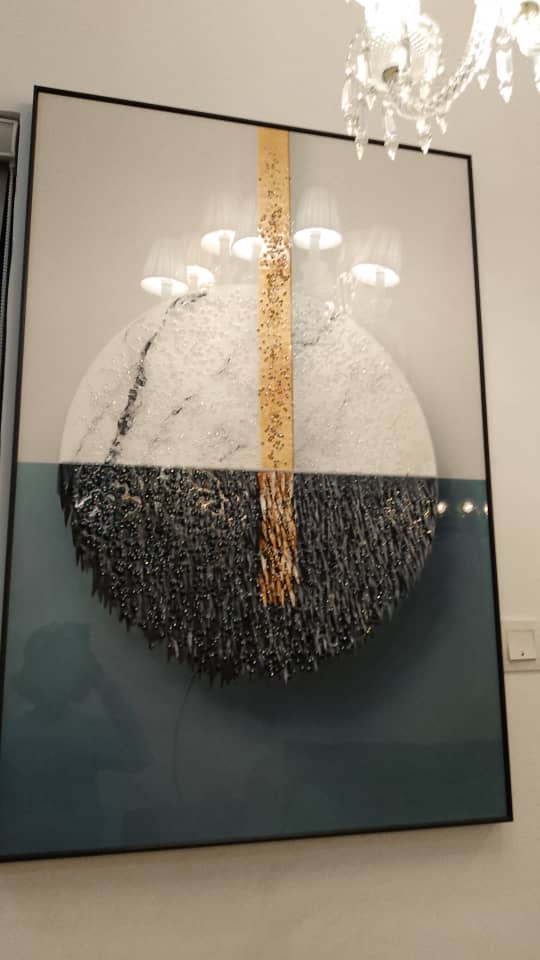 80 by 120cm crystal frame