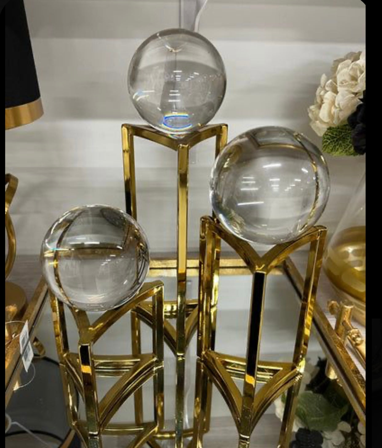 Luxury crystal decor