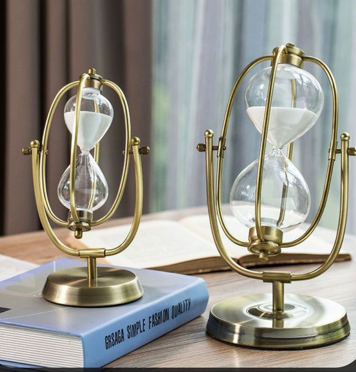 Hour glass decor