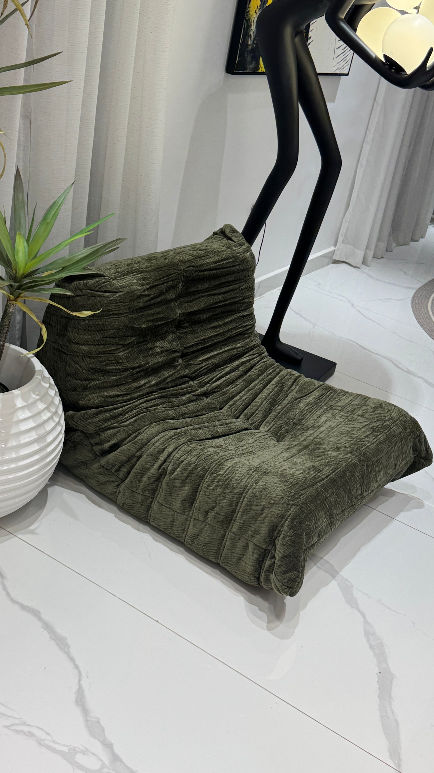 Compressed sofa