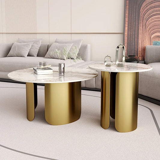 2 in 1 Marble coffee table