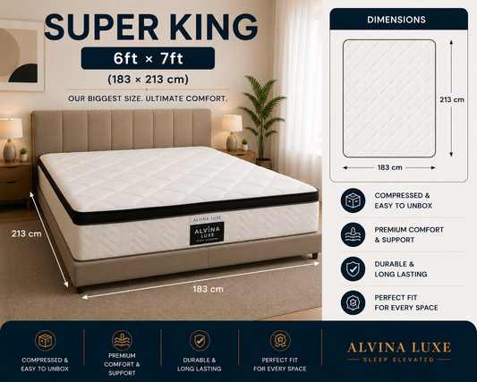 6 by 7ft compressed mattress