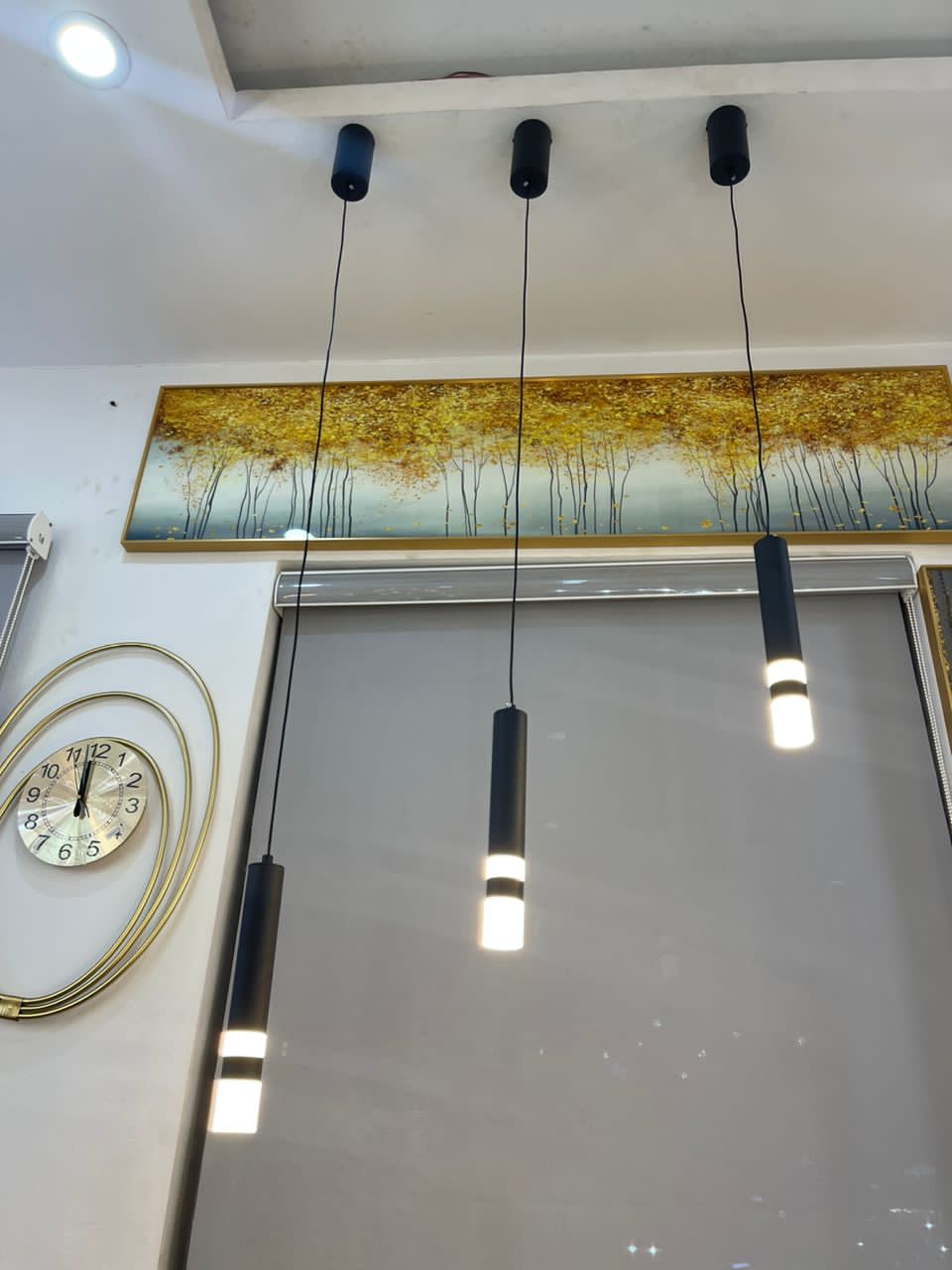 Black Microphone Pendant light