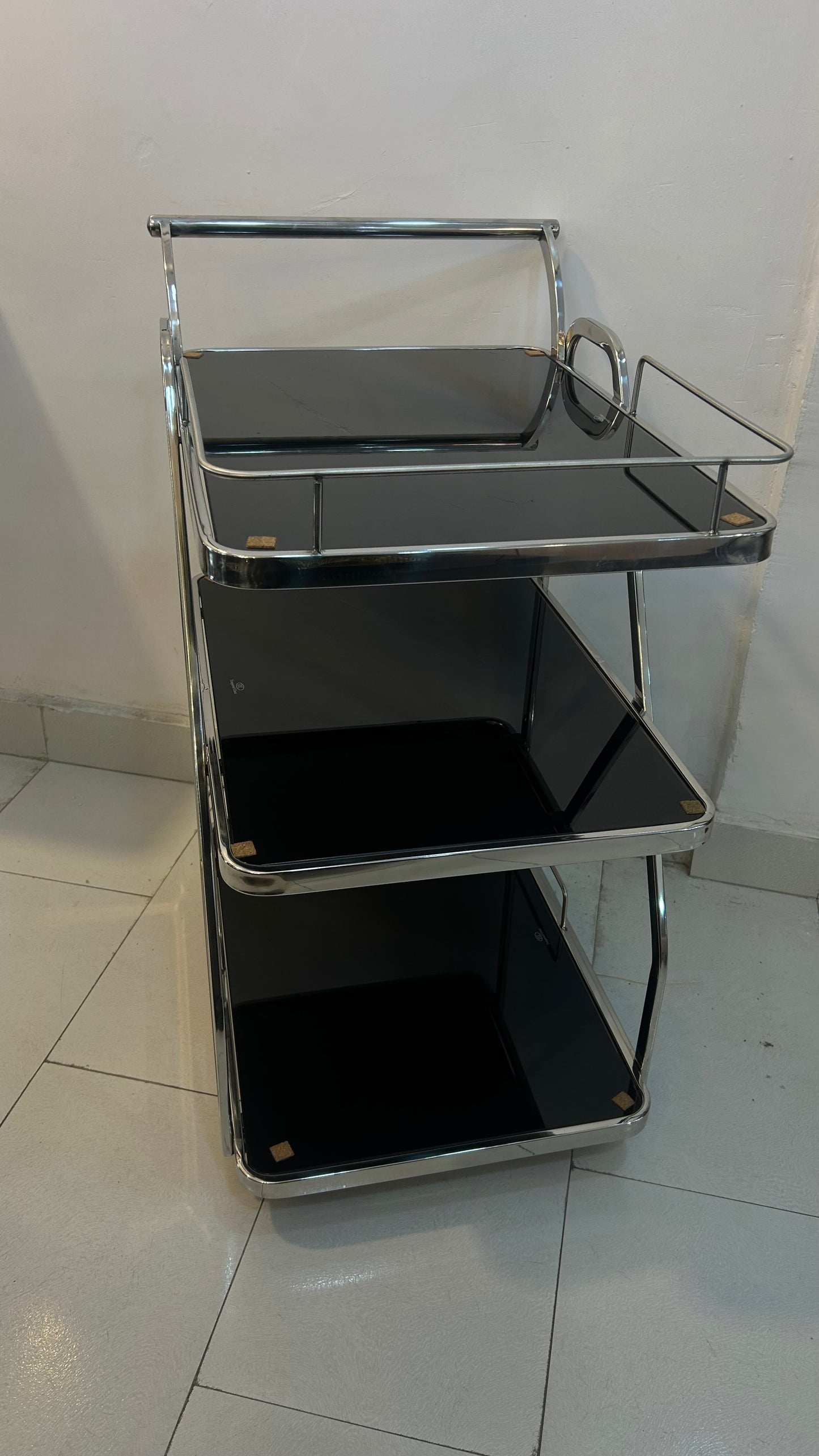 Wine Trolley (Silver)