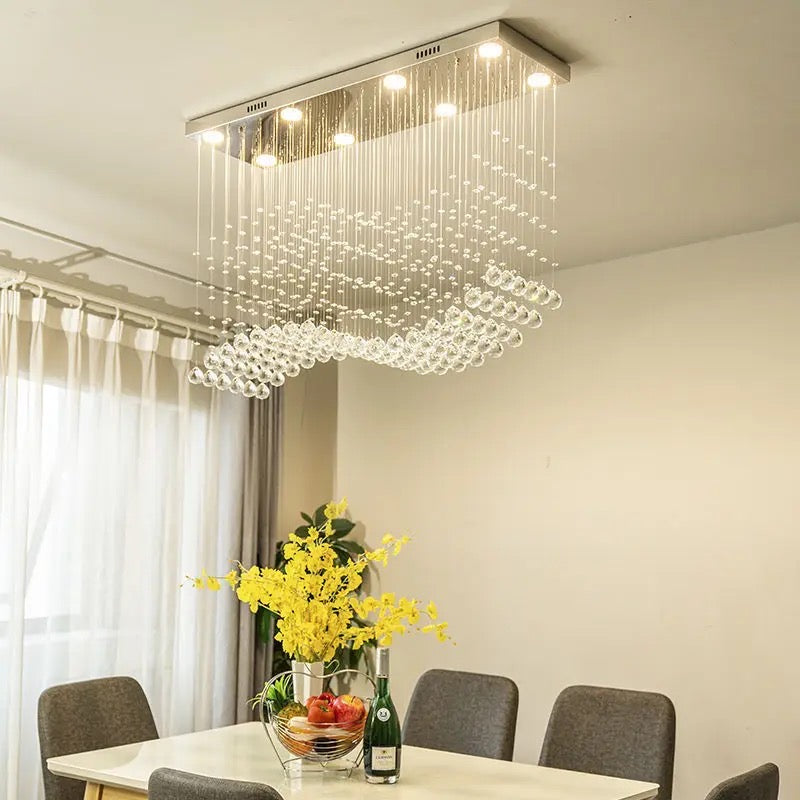 Rain Drops Crystal Chandelier