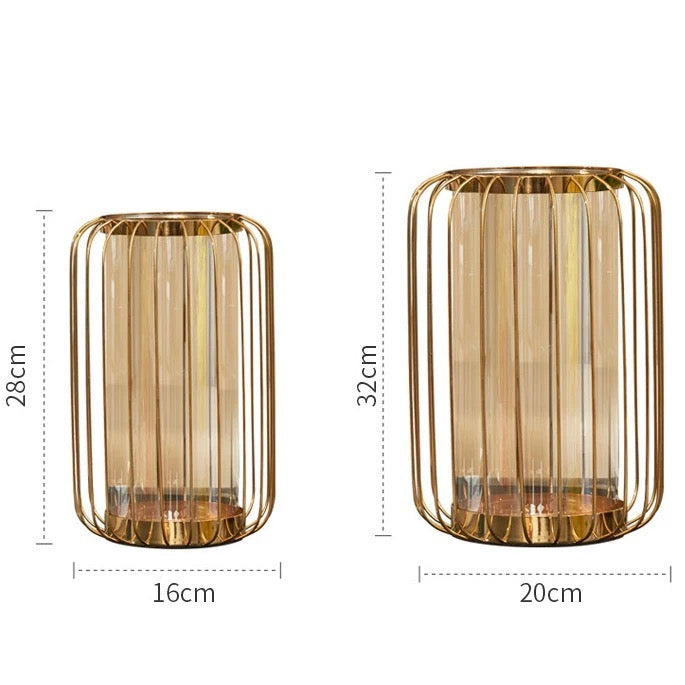 Luxury glass Vase