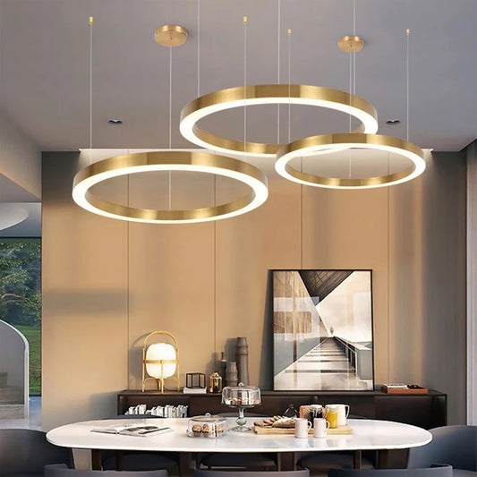 3 Rings LED Chandelier