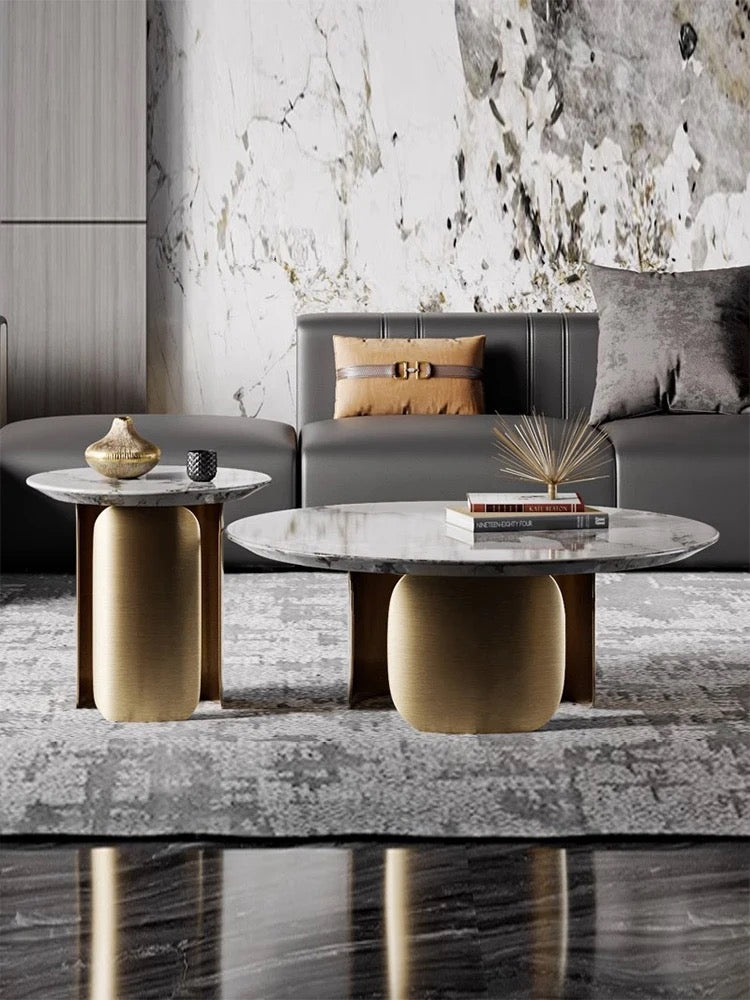 2 in 1 Marble coffee table