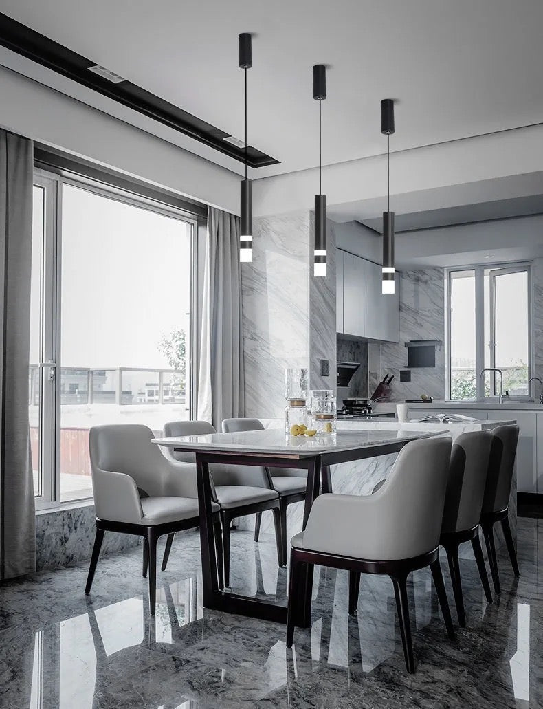 Black Microphone Pendant light