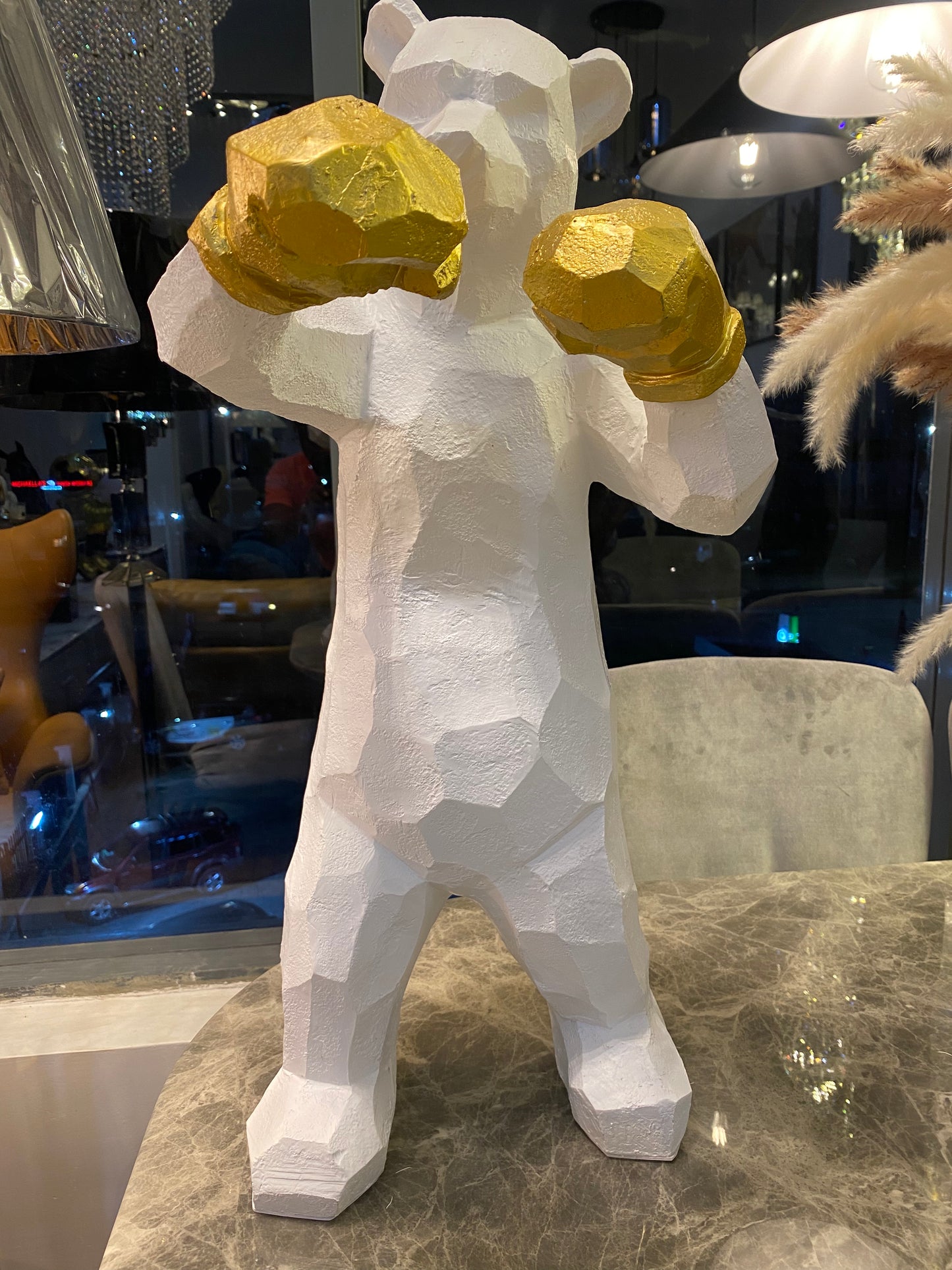 Boxing bear decor