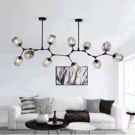 11 Cups BlacK Nordic Chandelier