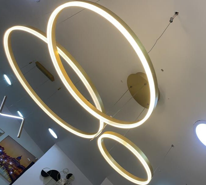 3 Rings LED Chandelier