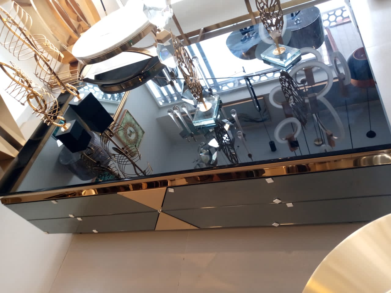 All glass Luxury coffee table