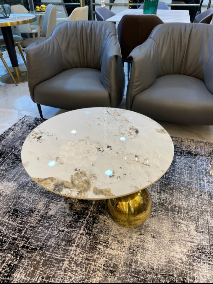 Bubble bottom single coffee table