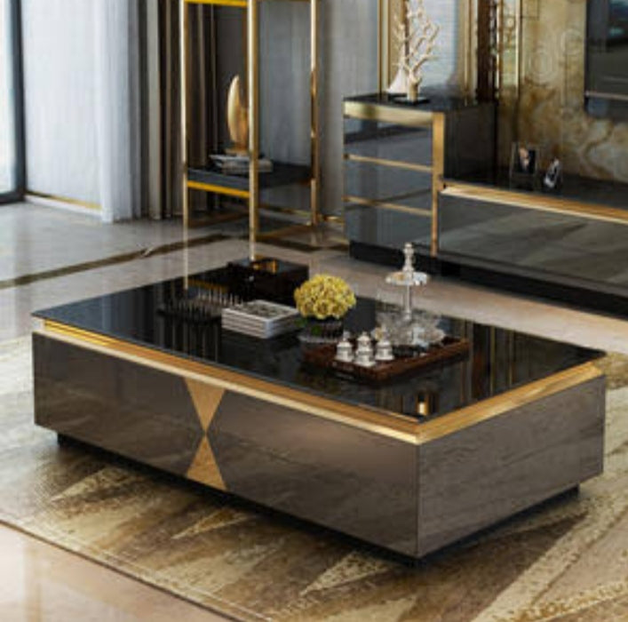 All glass Luxury coffee table