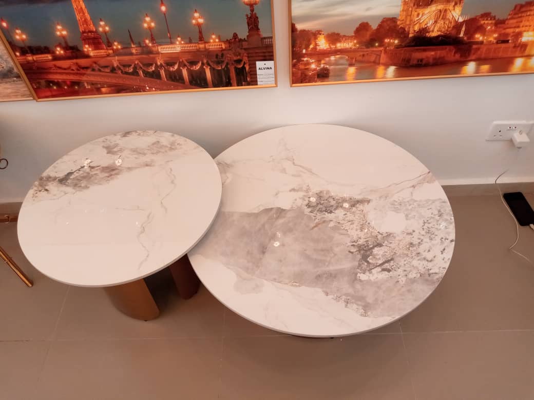 2 in 1 Marble coffee table