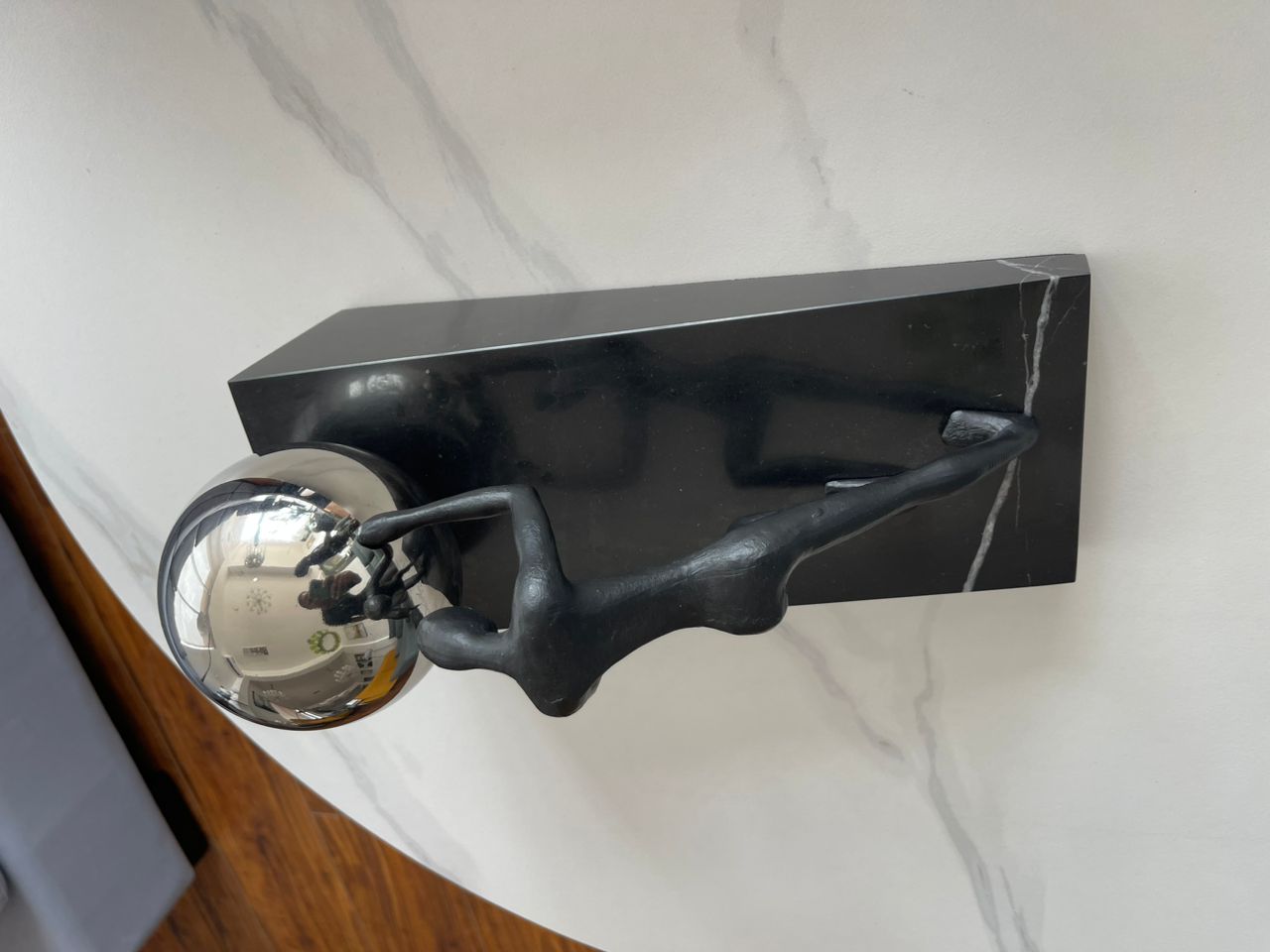 Pushing man luxury decor