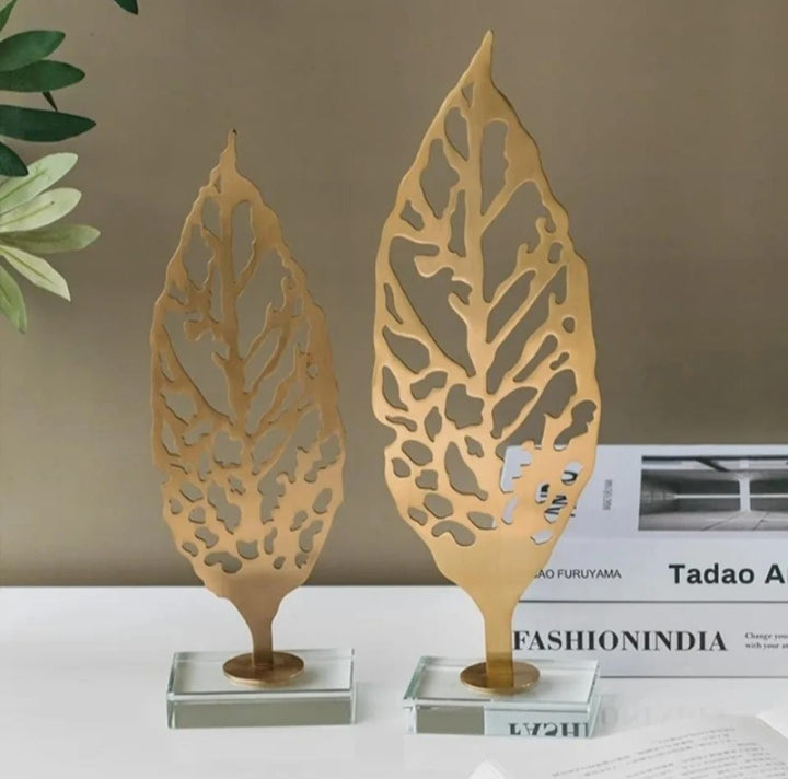 Crystal base leaf decor LF06