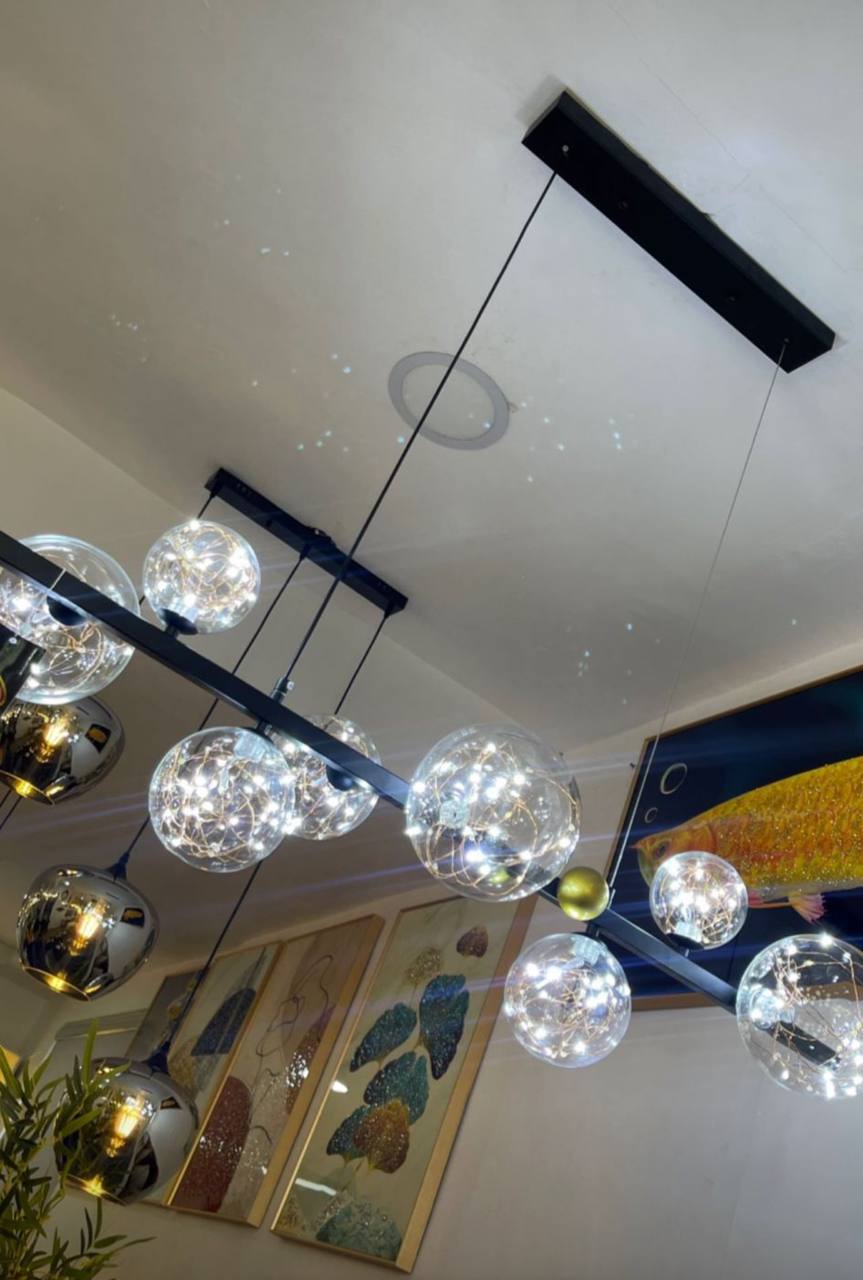 Fairy lights chandelier – Alvina Interiors