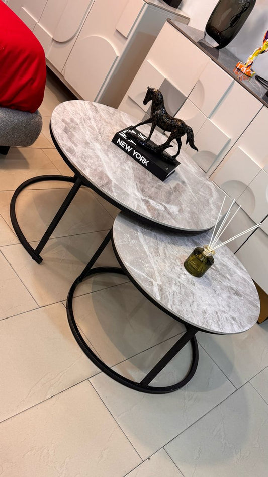 Real marble minimalist table