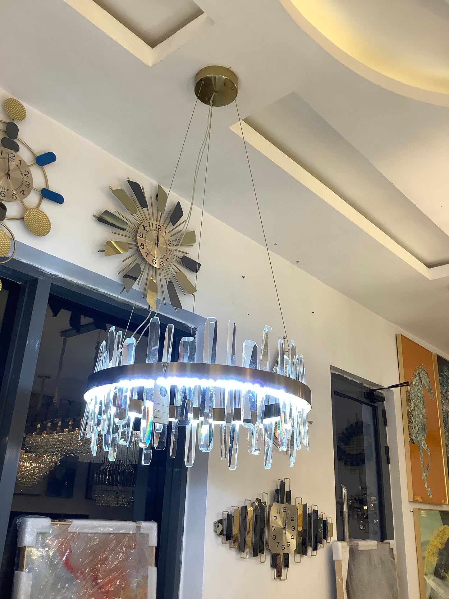 Crystal chandelier