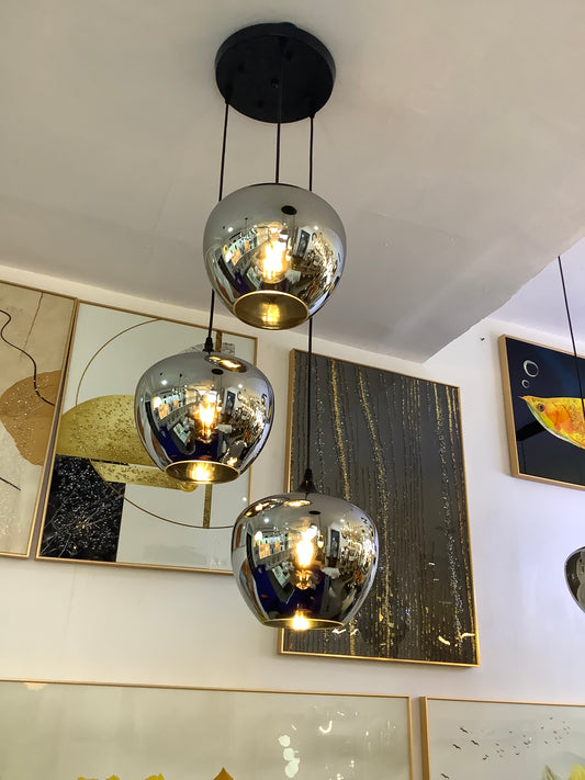 3 cup chandelier ( round base)