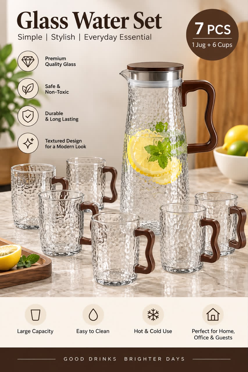 Glass water set
