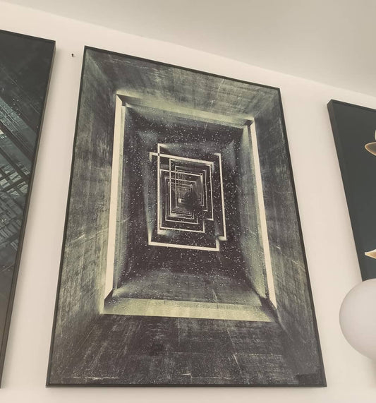80 by 120cm crystal frame