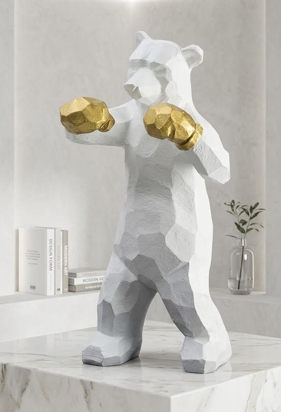 Boxing bear decor Z9149