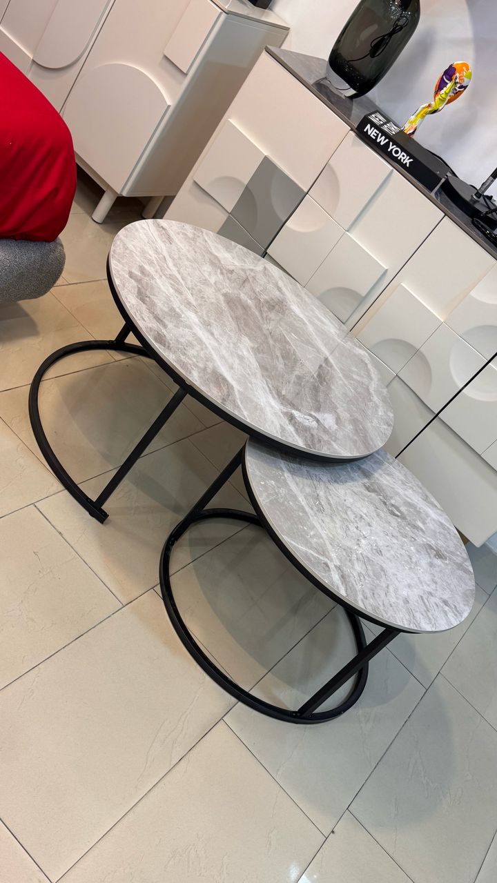 Real marble minimalist table