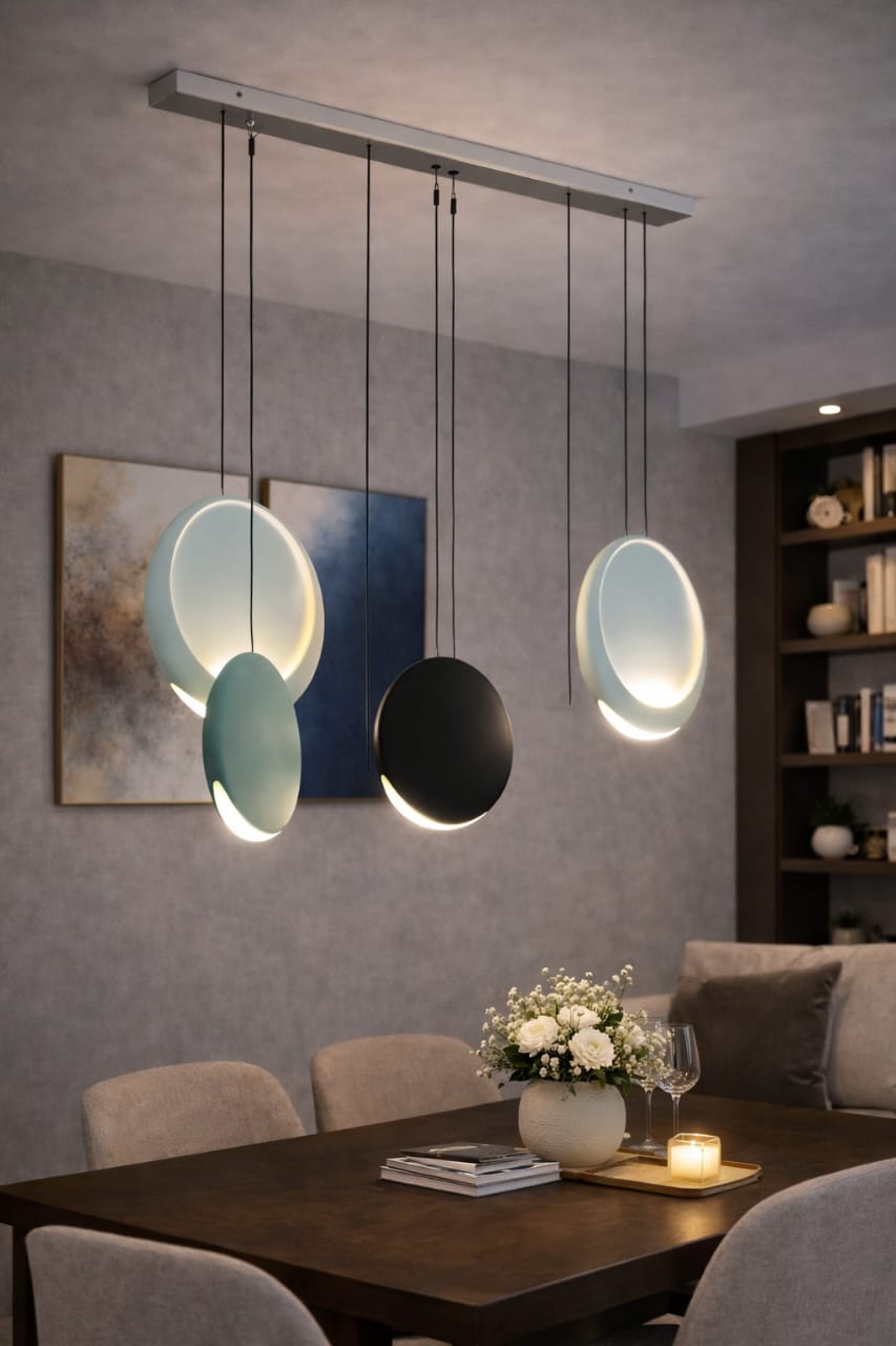 Colored Nordic Chandelier